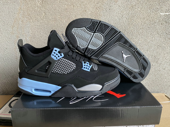 Nike Homme Air Jordan 4 Retro Noir Chaussures